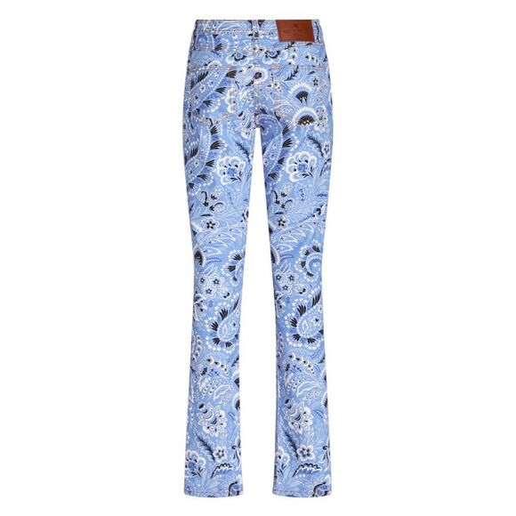 Etro Women Printed Denim Jeans